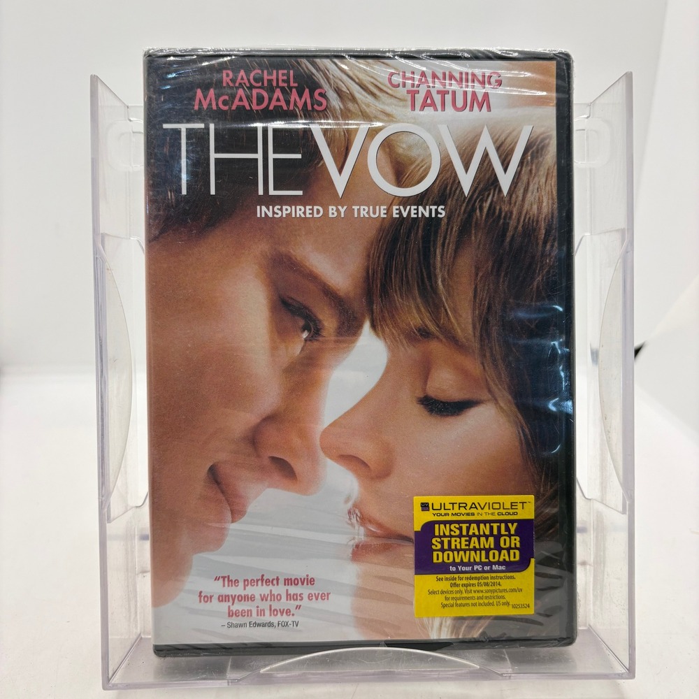 The Vow DVD Rachel McAdams Channing Tatum Romance Drama Movie New Sealed